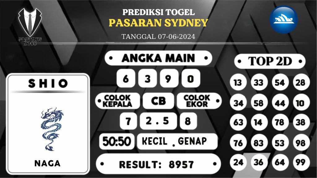 https://prediksibosstoto.com/prediksi-boss-togel-sidney-jumat-07juni-2024/