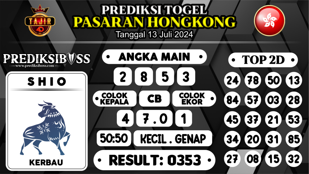 https://prediksibosstoto.com/prediksi-boss-togel-hongkong-sabtu-13-juli-2024/