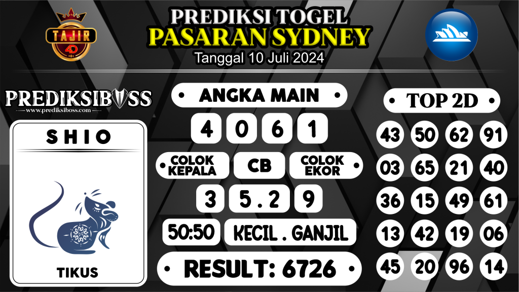 https://prediksibosstoto.com/prediksi-boss-togel-sidney-rabu-10-juli-2024/