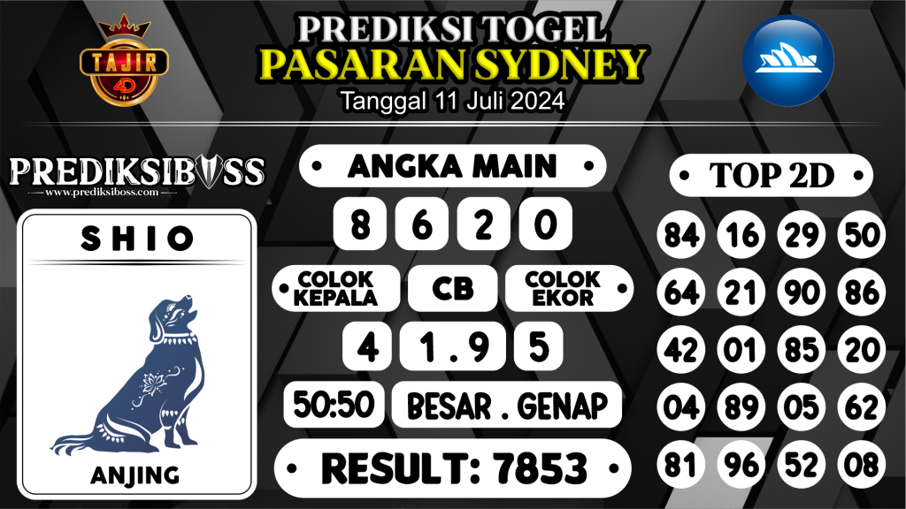 https://prediksibosstoto.com/prediksi-boss-togel-sidney-kamis-11-juli-2024/