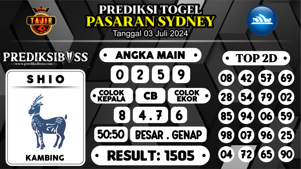 https://prediksibosstoto.com/prediksi-boss-togel-sidney-rabu-03-juli-2024/