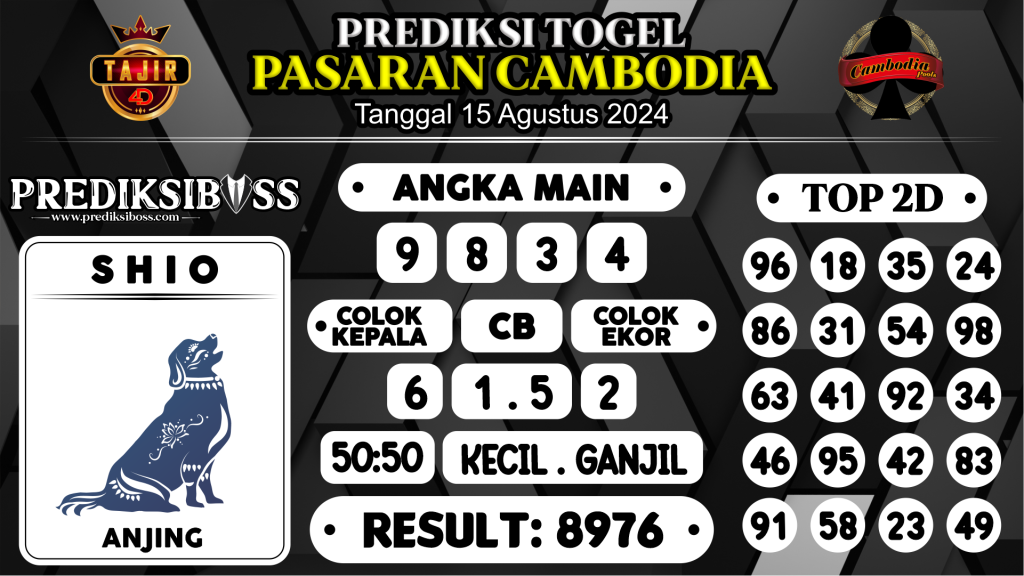https://prediksibosstoto.com/prediksi-boss-togel-cambodia-kamis-15-agustus-2024/