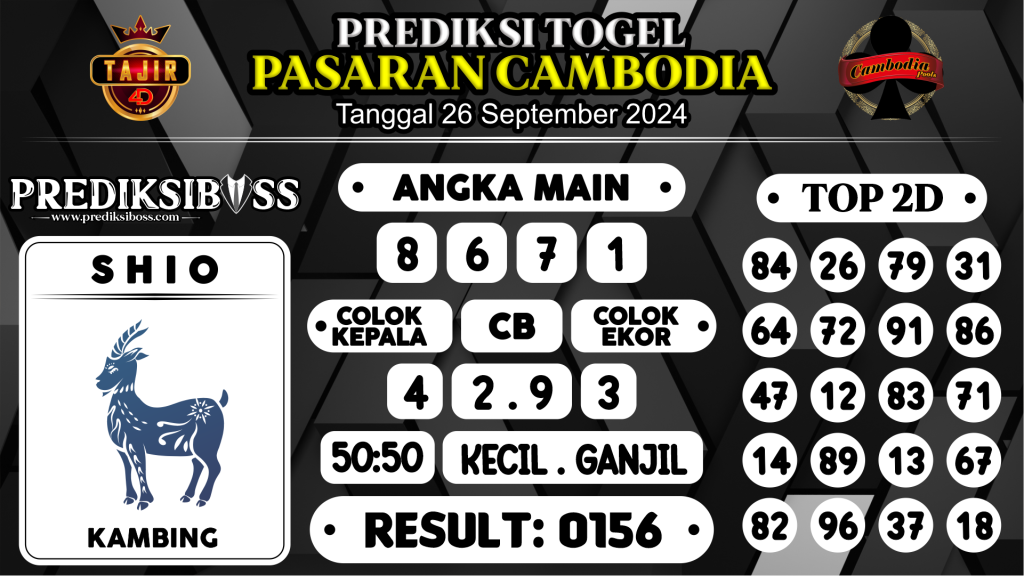 https://prediksibosstoto.com/prediksi-boss-togel-cambodia-kamis-26-september-2024/