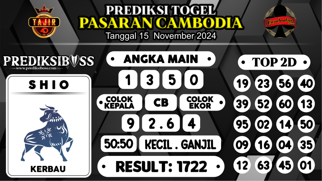 https://prediksibosstoto.com/prediksi-boss-togel-cambodia-jumat-15-november-2024/