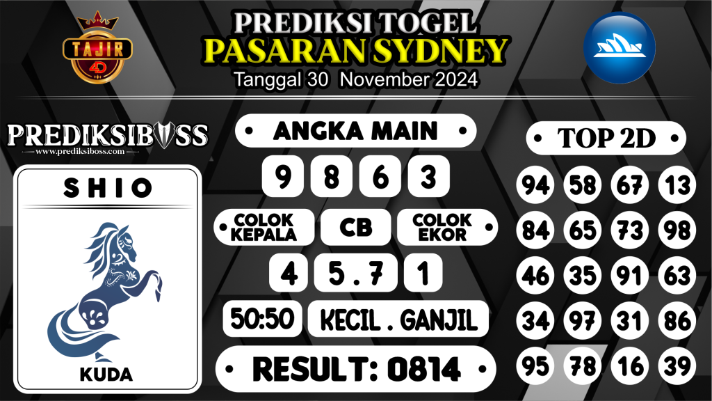 https://prediksibosstoto.com/prediksi-boss-togel-sidney-sabtu-30-november-2024/