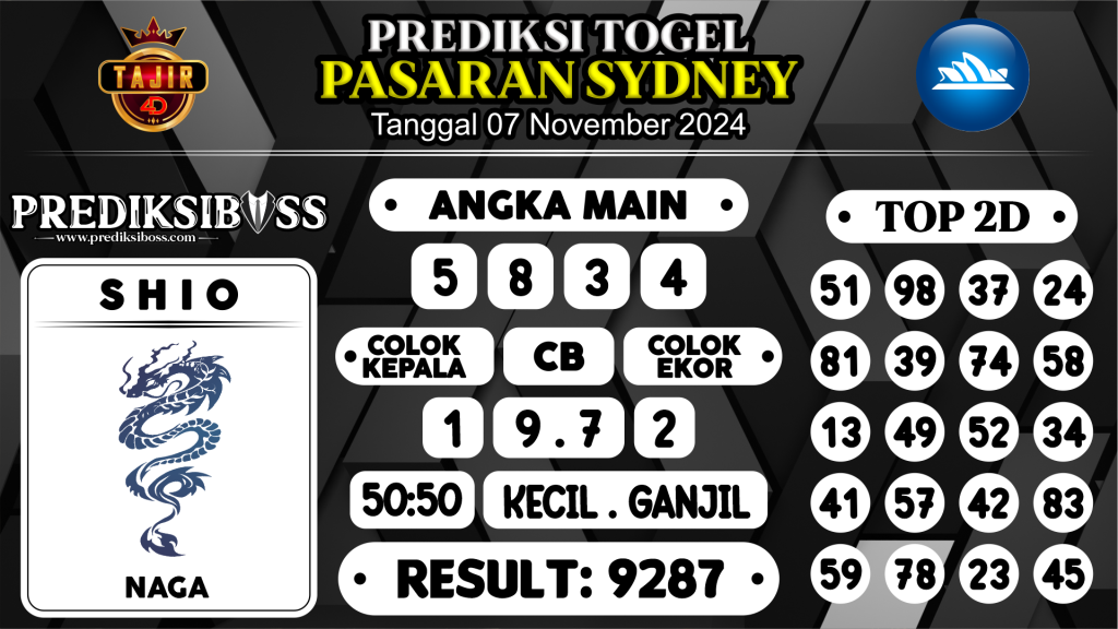 https://prediksibosstoto.com/prediksi-boss-togel-sidney-kamis-07-november-2024/