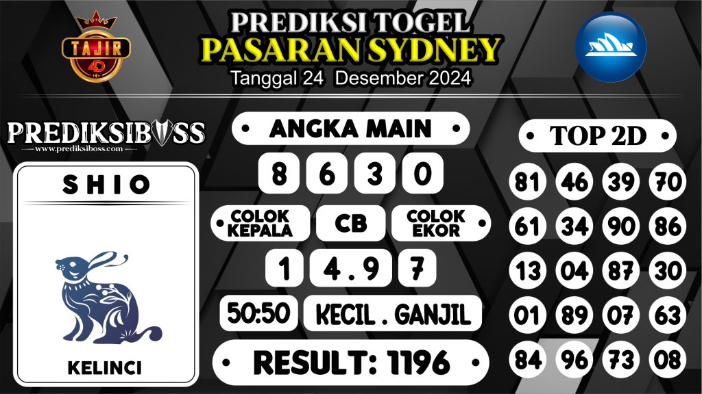 https://prediksibosstoto.com/prediksi-boss-togel-sidney-selasa-24-desember-2024/