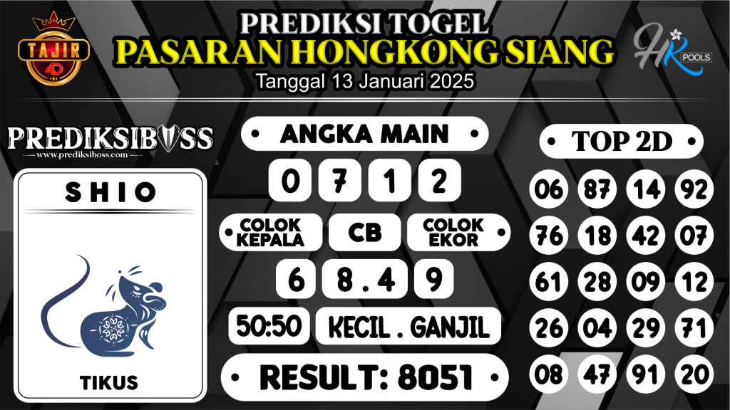 https://prediksibosstoto.com/prediksi-boss-togel-hk-siang-senin-13-januari-2025/